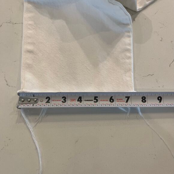 AGOLDE Criss Cross Straight Jeans White in Element Size‎ 29 - Picture 12 of 12